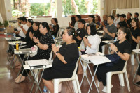 ผู้บริหาร คณาจารย์ และบุคลากร คณะศึกษาศาสตร์ มช. ร่วมงานบำเพ็ญกุศลสวดอภิธรรม และฌาปนกิจศพ คุณแม่รัตนา อินต๊ะปั๋น 