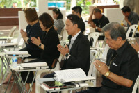 ผู้บริหาร คณาจารย์ และบุคลากร คณะศึกษาศาสตร์ มช. ร่วมงานบำเพ็ญกุศลสวดอภิธรรม และฌาปนกิจศพ คุณแม่รัตนา อินต๊ะปั๋น 