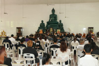 ผู้บริหาร คณาจารย์ และบุคลากร คณะศึกษาศาสตร์ มช. ร่วมงานบำเพ็ญกุศลสวดอภิธรรม และฌาปนกิจศพ คุณแม่รัตนา อินต๊ะปั๋น 