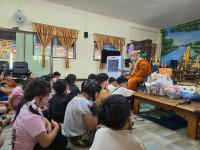 ละอ่อนสาธิตฮ่วมใจ๋บำเพ็ญประโยชน์ ณ วัดฝายหิน ปีการศึกษา 2568