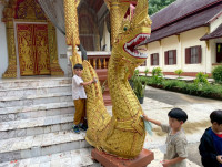 ละอ่อนสาธิตฮ่วมใจ๋บำเพ็ญประโยชน์ ณ วัดฝายหิน ปีการศึกษา 2568