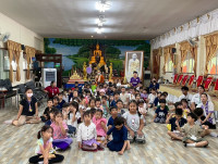ละอ่อนสาธิตฮ่วมใจ๋บำเพ็ญประโยชน์ ณ วัดฝายหิน ปีการศึกษา 2568