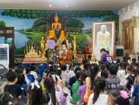 ละอ่อนสาธิตฮ่วมใจ๋บำเพ็ญประโยชน์ ณ วัดฝายหิน ปีการศึกษา 2568