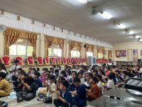 ละอ่อนสาธิตฮ่วมใจ๋บำเพ็ญประโยชน์ ณ วัดฝายหิน ปีการศึกษา 2568
