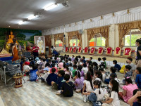 ละอ่อนสาธิตฮ่วมใจ๋บำเพ็ญประโยชน์ ณ วัดฝายหิน ปีการศึกษา 2568