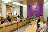 ประมวลภาพผู้บริหารคณะศึกษาศาสตร์ และคณาจารย์สาขาวิชาสังคมศาสตร์การศึกษา ให้การต้อนรับอาคันตุกะจาก The University of Illinois Urbana-Champaign, USA