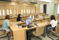 ประมวลภาพผู้บริหารคณะศึกษาศาสตร์ และคณาจารย์สาขาวิชาสังคมศาสตร์การศึกษา ให้การต้อนรับอาคันตุกะจาก The University of Illinois Urbana-Champaign, USA