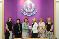 ประมวลภาพผู้บริหารคณะศึกษาศาสตร์ และคณาจารย์สาขาวิชาสังคมศาสตร์การศึกษา ให้การต้อนรับอาคันตุกะจาก The University of Illinois Urbana-Champaign, USA