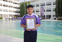นายธีร์ นพเกศ ร่วมเป็นแกนนำเยาวชนด้านการเปลี่ยนแปลงสภาพภูมิอากาศ