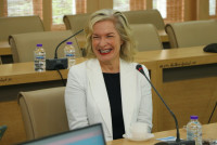ผู้บริหารคณะศึกษาศาสตร์ มช. ให้การต้อนรับ Dr.Allison Witt, Director, Office of international Programs จาก College of Education, University of Illinois Urbana-Champaign (UIUC) ประเทศสหรัฐอเมริกา ในโอกาสนำนักศึกษาแลกเปลี่ยนระดับปริญญาตรี เข้าร่วมโครงการศึกษาดูงานตามกรอบความร่วมมือระหว่างสองสถาบัน 
