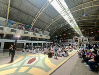 ผู้บริหารคณะศึกษาศาสตร์ มช. ร่วมให้การต้อนรับนักศึกษาใหม่มหาวิทยาลัยเชียงใหม่ รหัส 68 ที่เข้าร่วมกิจกรรมประเพณีรับน้องรถไฟ ปี 2568