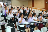 สาขาวิชาประถมศึกษา จัดพิธีปฐมนิเทศนักศึกษาโครงการพัฒนาศักยภาพครูและโรงเรียนตำรวจตระเวนชายแดนพื้นที่ภาคเหนือ ปี 2568 (รุ่นที่ 3)