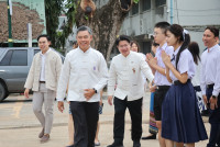 พิธียกเสาเอก เสาโท อาคารนวัตกรรม
