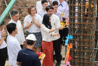 พิธียกเสาเอก เสาโท อาคารนวัตกรรม