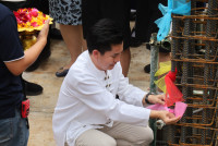 พิธียกเสาเอก เสาโท อาคารนวัตกรรม
