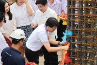 พิธียกเสาเอก เสาโท อาคารนวัตกรรม
