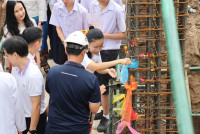 พิธียกเสาเอก เสาโท อาคารนวัตกรรม