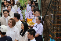 พิธียกเสาเอก เสาโท อาคารนวัตกรรม