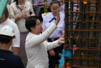 พิธียกเสาเอก เสาโท อาคารนวัตกรรม