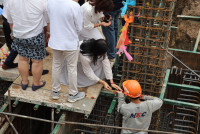 พิธียกเสาเอก เสาโท อาคารนวัตกรรม