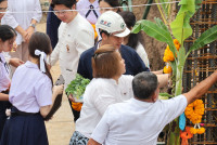 พิธียกเสาเอก เสาโท อาคารนวัตกรรม