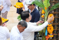 พิธียกเสาเอก เสาโท อาคารนวัตกรรม