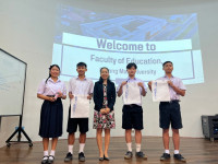 ผู้บริหารคณะศึกษาศาสตร์ มช. ต้อนรับนักเรียนโรงเรียนวังชิ้นวิทยา จ.แพร่ เข้าเยี่ยมชมคณะ