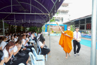 คณะศึกษาศาสตร์ มหาวิทยาลัยเชียงใหม่ ร่วมกับสาขาอุตสาหกรรมศึกษา และโรงเรียนสาธิตมหาวิทยาลัยเชียงใหม่ทุกระดับ จัดพิธีทำบุญและสืบสานประเพณีหล่อเทียนพรรษา ประจำปีการศึกษา 2568