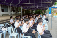 คณะศึกษาศาสตร์ มหาวิทยาลัยเชียงใหม่ ร่วมกับสาขาอุตสาหกรรมศึกษา และโรงเรียนสาธิตมหาวิทยาลัยเชียงใหม่ทุกระดับ จัดพิธีทำบุญและสืบสานประเพณีหล่อเทียนพรรษา ประจำปีการศึกษา 2568