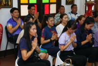 คณะศึกษาศาสตร์ มช. ถวายเทียนจำนำพรรษา เนื่องในเทศกาลเข้าพรรษาประจำปี 2568 ณ วัดป่าจำปาราว (ร้าง)