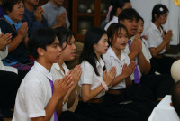คณะศึกษาศาสตร์ มช. ถวายเทียนจำนำพรรษา เนื่องในเทศกาลเข้าพรรษาประจำปี 2568 ณ วัดป่าจำปาราว (ร้าง)