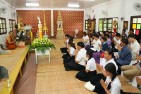 คณะศึกษาศาสตร์ มช. ถวายเทียนจำนำพรรษา เนื่องในเทศกาลเข้าพรรษาประจำปี 2568 ณ วัดป่าจำปาราว (ร้าง)