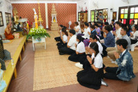 คณะศึกษาศาสตร์ มช. ถวายเทียนจำนำพรรษา เนื่องในเทศกาลเข้าพรรษาประจำปี 2568 ณ วัดป่าจำปาราว (ร้าง)