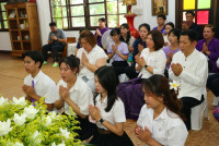 คณะศึกษาศาสตร์ มช. ถวายเทียนจำนำพรรษา เนื่องในเทศกาลเข้าพรรษาประจำปี 2568 ณ วัดป่าจำปาราว (ร้าง)
