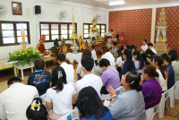 คณะศึกษาศาสตร์ มช. ถวายเทียนจำนำพรรษา เนื่องในเทศกาลเข้าพรรษาประจำปี 2568 ณ วัดป่าจำปาราว (ร้าง)