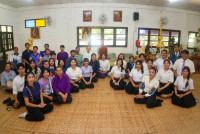 คณะศึกษาศาสตร์ มช. ถวายเทียนจำนำพรรษา เนื่องในเทศกาลเข้าพรรษาประจำปี 2568 ณ วัดป่าจำปาราว (ร้าง)