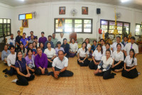 คณะศึกษาศาสตร์ มช. ถวายเทียนจำนำพรรษา เนื่องในเทศกาลเข้าพรรษาประจำปี 2568 ณ วัดป่าจำปาราว (ร้าง)
