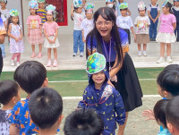 กิจกรรมหน้าเสาธง หัวข้อ Smart Go Green