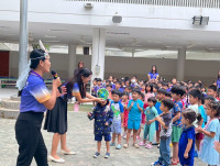 กิจกรรมหน้าเสาธง หัวข้อ Smart Go Green