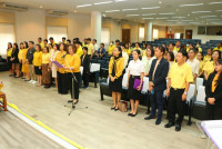 คณะศึกษาศาสตร์ มช. จัดพิธีถวายพระพรชัยมงคลเนื่องในวันเฉลิมพระชนมพรรษา พระบาทสมเด็จพระเจ้าอยู่หัวฯ 73 พรรษา และ พิธีถวายสัตย์ปฏิญาณเพื่อเป็นข้าราชการที่ดีและพลังของแผ่นดิน