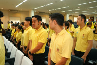 คณะศึกษาศาสตร์ มช. จัดพิธีถวายพระพรชัยมงคลเนื่องในวันเฉลิมพระชนมพรรษา พระบาทสมเด็จพระเจ้าอยู่หัวฯ 73 พรรษา และ พิธีถวายสัตย์ปฏิญาณเพื่อเป็นข้าราชการที่ดีและพลังของแผ่นดิน