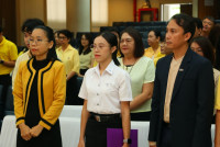 คณะศึกษาศาสตร์ มช. จัดพิธีถวายพระพรชัยมงคลเนื่องในวันเฉลิมพระชนมพรรษา พระบาทสมเด็จพระเจ้าอยู่หัวฯ 73 พรรษา และ พิธีถวายสัตย์ปฏิญาณเพื่อเป็นข้าราชการที่ดีและพลังของแผ่นดิน