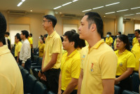 คณะศึกษาศาสตร์ มช. จัดพิธีถวายพระพรชัยมงคลเนื่องในวันเฉลิมพระชนมพรรษา พระบาทสมเด็จพระเจ้าอยู่หัวฯ 73 พรรษา และ พิธีถวายสัตย์ปฏิญาณเพื่อเป็นข้าราชการที่ดีและพลังของแผ่นดิน