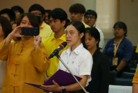 คณะศึกษาศาสตร์ มช. จัดพิธีถวายพระพรชัยมงคลเนื่องในวันเฉลิมพระชนมพรรษา พระบาทสมเด็จพระเจ้าอยู่หัวฯ 73 พรรษา และ พิธีถวายสัตย์ปฏิญาณเพื่อเป็นข้าราชการที่ดีและพลังของแผ่นดิน