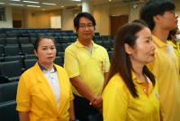 คณะศึกษาศาสตร์ มช. จัดพิธีถวายพระพรชัยมงคลเนื่องในวันเฉลิมพระชนมพรรษา พระบาทสมเด็จพระเจ้าอยู่หัวฯ 73 พรรษา และ พิธีถวายสัตย์ปฏิญาณเพื่อเป็นข้าราชการที่ดีและพลังของแผ่นดิน