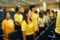คณะศึกษาศาสตร์ มช. จัดพิธีถวายพระพรชัยมงคลเนื่องในวันเฉลิมพระชนมพรรษา พระบาทสมเด็จพระเจ้าอยู่หัวฯ 73 พรรษา และ พิธีถวายสัตย์ปฏิญาณเพื่อเป็นข้าราชการที่ดีและพลังของแผ่นดิน
