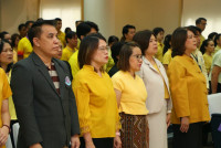 คณะศึกษาศาสตร์ มช. จัดพิธีถวายพระพรชัยมงคลเนื่องในวันเฉลิมพระชนมพรรษา พระบาทสมเด็จพระเจ้าอยู่หัวฯ 73 พรรษา และ พิธีถวายสัตย์ปฏิญาณเพื่อเป็นข้าราชการที่ดีและพลังของแผ่นดิน