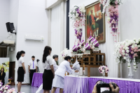 ถวายพานพุ่ม ร.4 คณะวิทย์ มช