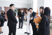 ถวายพานพุ่ม ร.4 คณะวิทย์ มช
