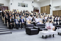 ถวายพานพุ่ม ร.4 คณะวิทย์ มช